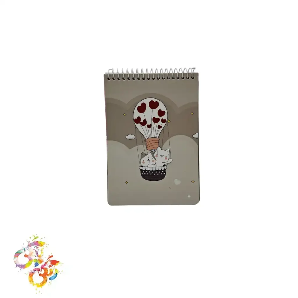 دفترچه طرح دار 17*12 حاشیه دار