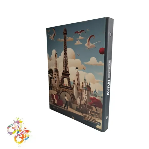 کلاسور آوان 26 سوراخ قفل فلزی